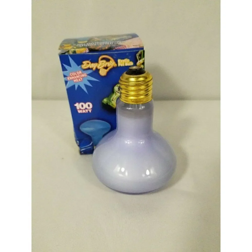 COPY 5 Day Brite 100W R25 Frost Neodymium Reptile Pet Full Spectrum Light Bulb,…